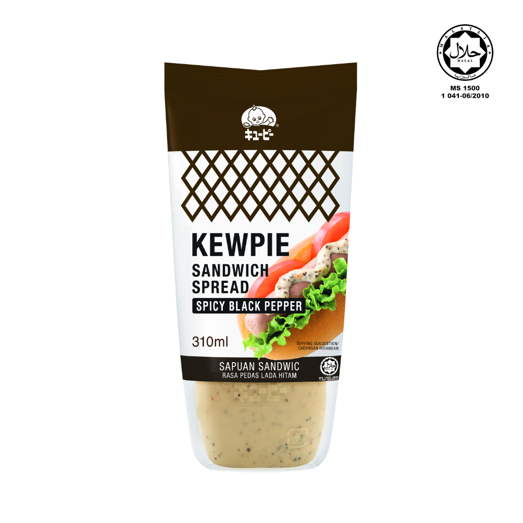 Kewpie Sandwich Spread Black Pepper