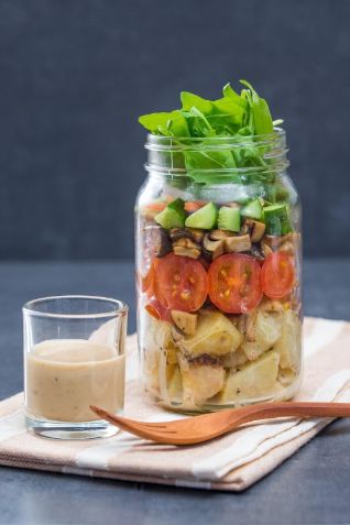 Potato, Mushroom & Rocket Salad