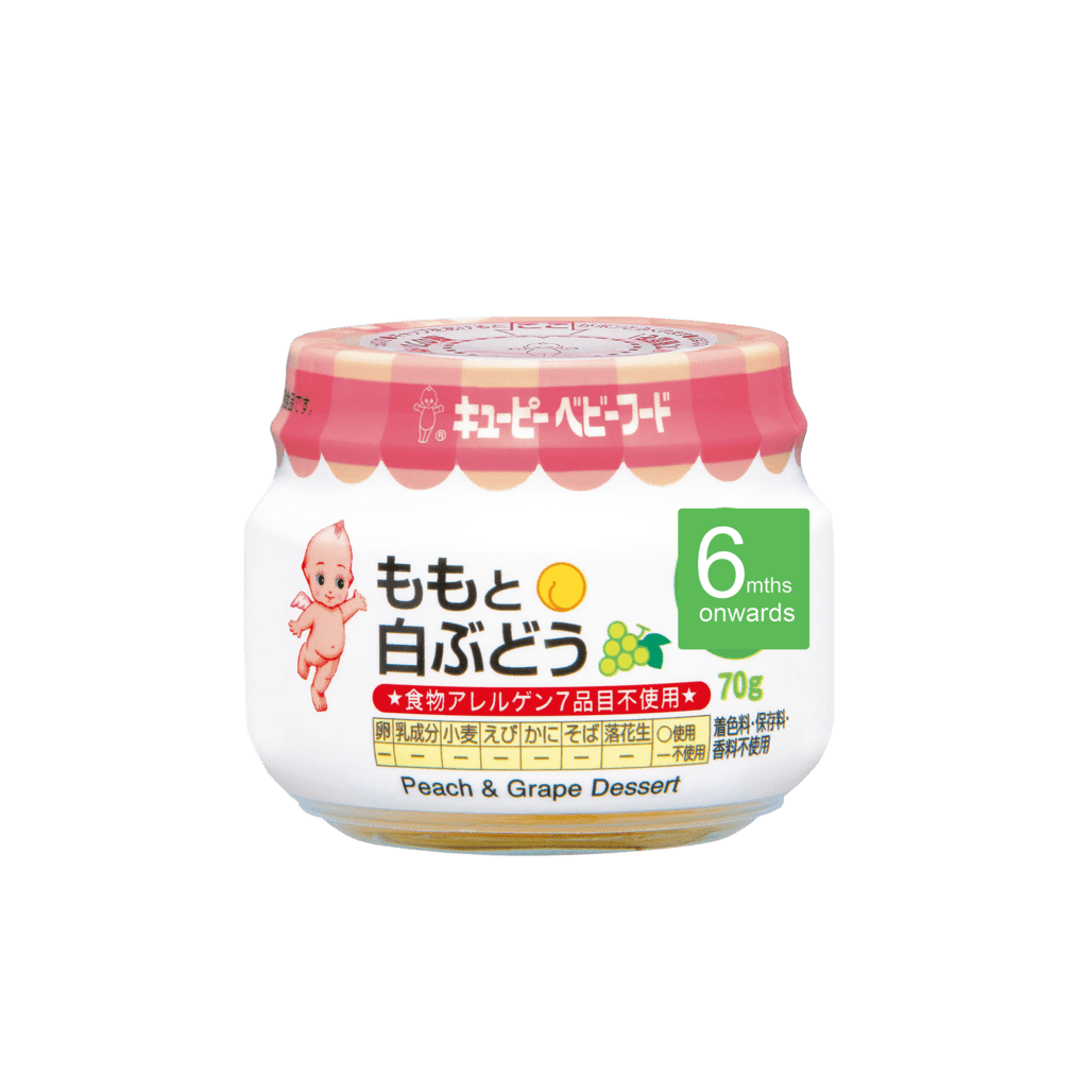 Kewpie A-7 Peach & Grape Dessert 70g