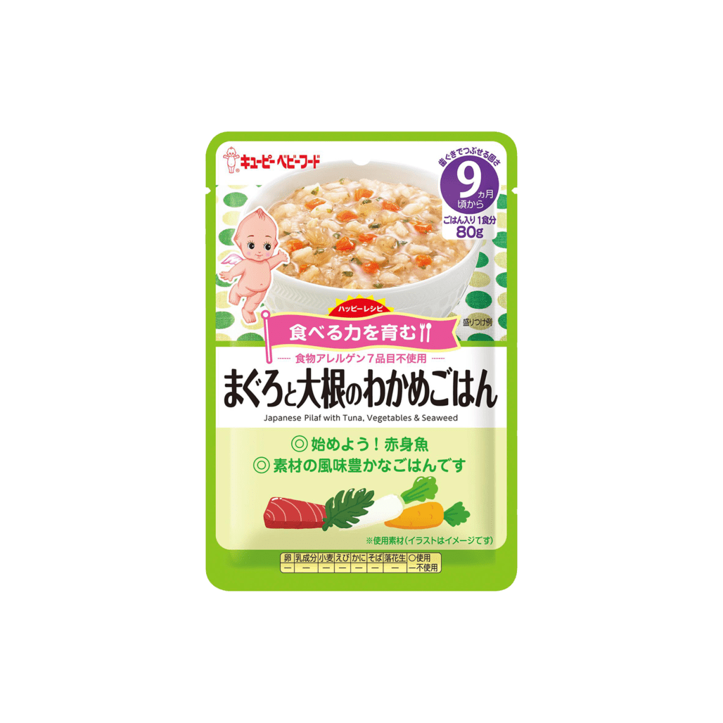 Kewpie HA-12 Wakame Rice with Tuna & Radish 80g