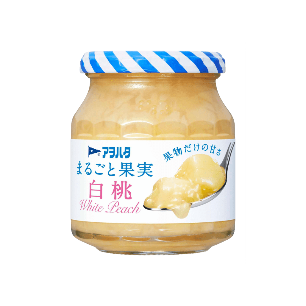 Aohata Marugoto Kajitsu White Peach 250g