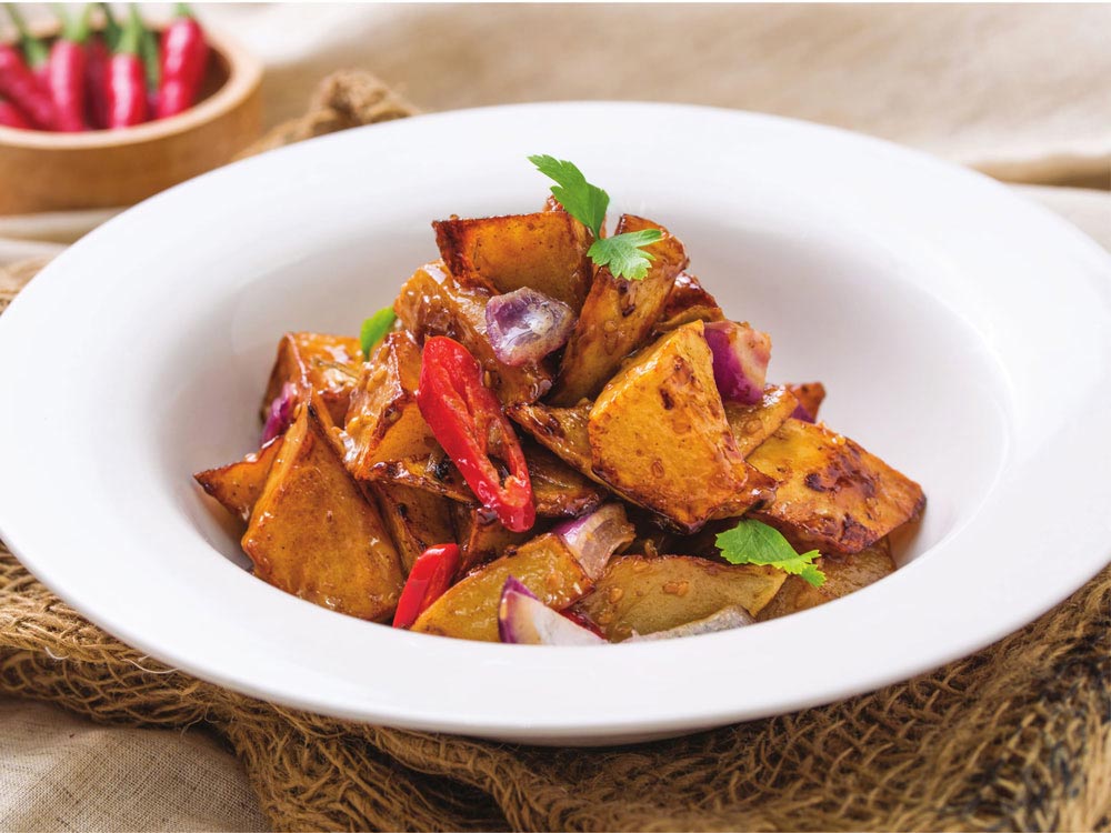 Sesame Stir-fry Potatoes