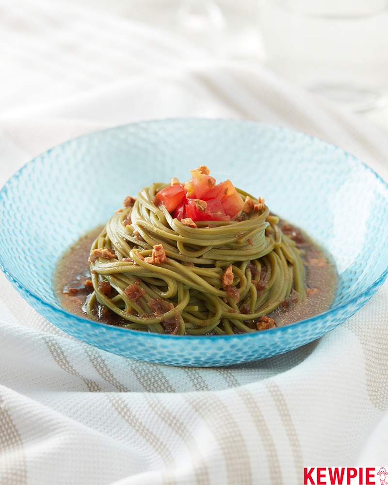 Dry Soba with Black Vinegar Onion Sesame Sauce