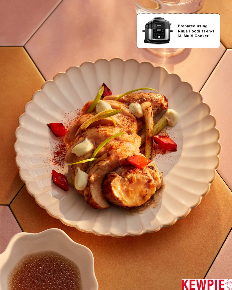 Sous Vide Chicken Breast with Kewpie Wasabi Mayo