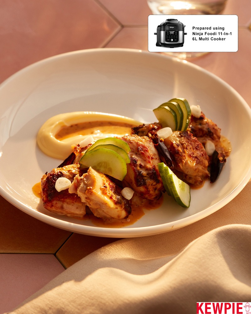 Spicy Sesame Crispy Chicken with Kewpie Mayonnaise