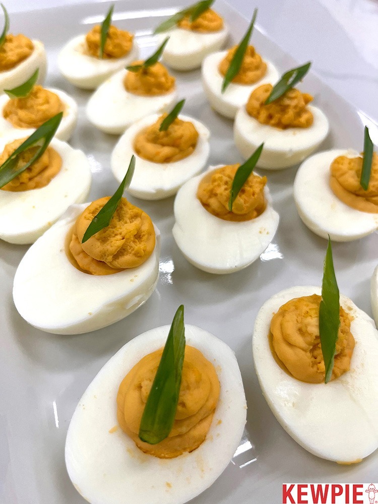 Wasabi Deviled Eggs