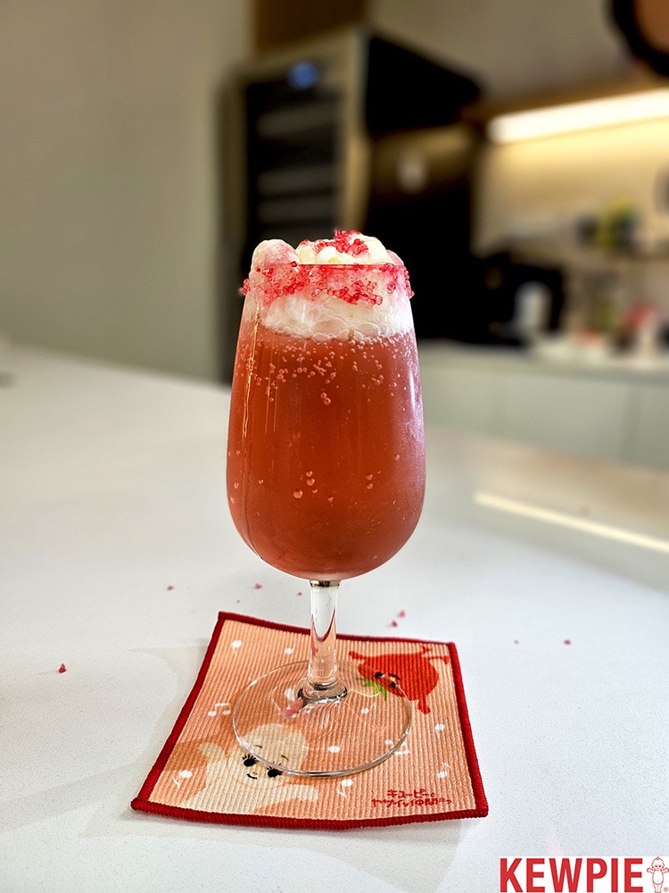 Kewpie Santa Mocktail